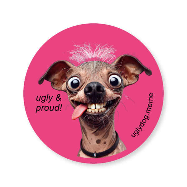 uglydog.meme_.meinshop.site-sticker-pink-ebets-gmbh